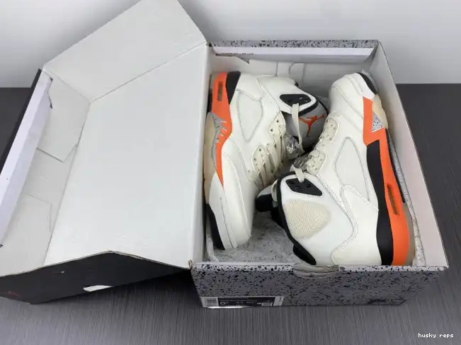 Rep Husky Retro Jordan 5 Orange Total DC1060-100 0531